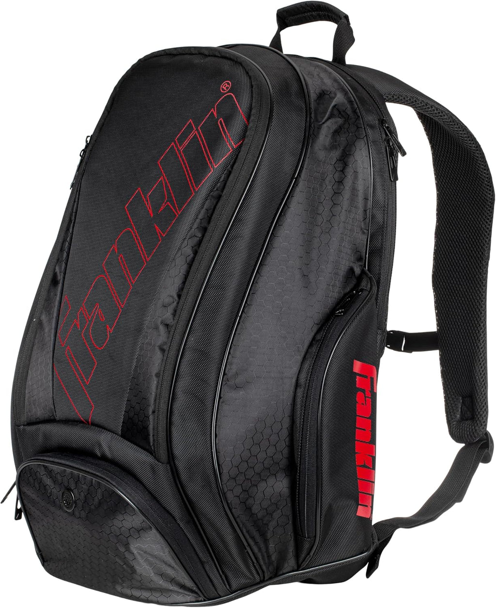 Franklin Sports Pickleball Bags - Deluxe Competition Pro Backpack for Gear + Equipment - Pickleball Bag for Men + Women - Holds Paddles, Balls + Accessories - Elite Nylon Fabric