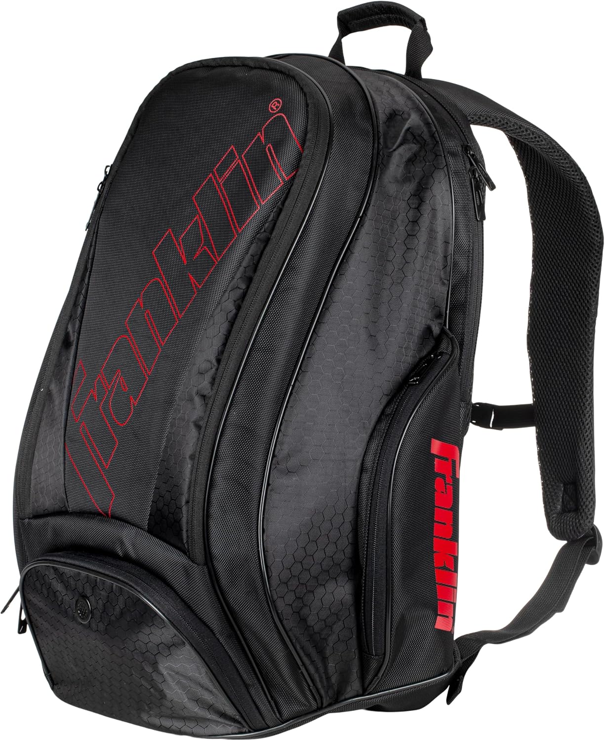 Franklin Sports Pickleball Bags - Deluxe Competition Pro Backpack for Gear + Equipment - Pickleball Bag for Men + Women - Holds Paddles, Balls + Accessories - Elite Nylon Fabric
