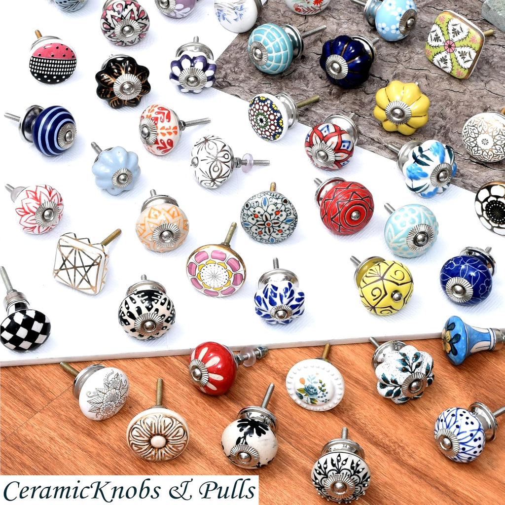 Indian Shelf Handmade 18 Piece T Bar Capsule Oval Stone Brass White Dresser Handles Drawer Pulls Cabinet Knobs Farmhouse Finish