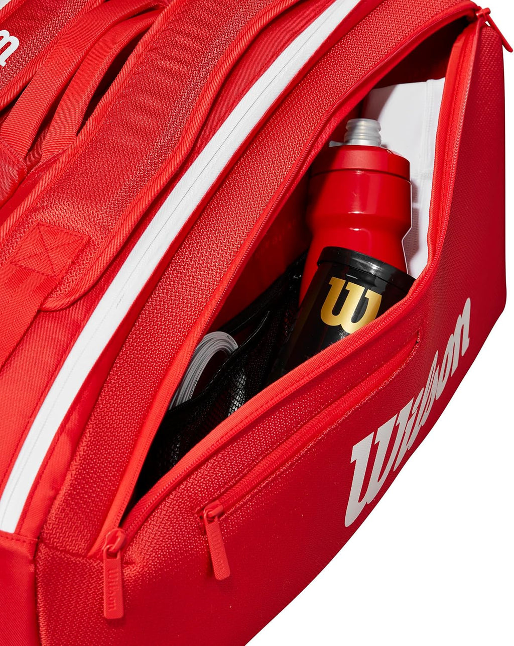 WILSON 2025 Super Tour Red Tennis Racket Bags
