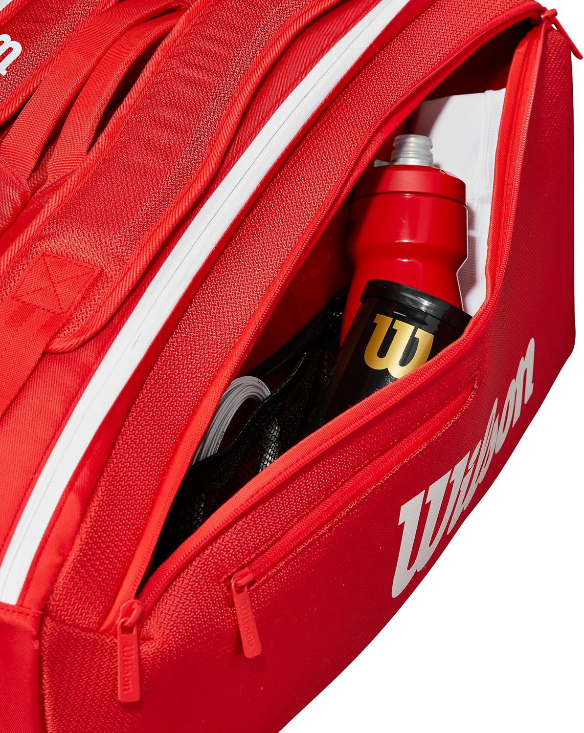 WILSON 2025 Super Tour Red Tennis Racket Bags