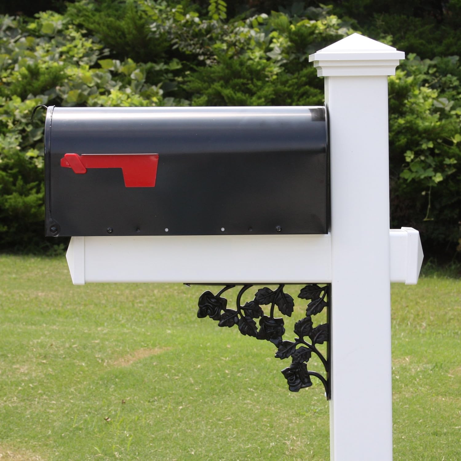 4Ever Products The Davidson Vinyl/PVC Mailbox Post (Includes Mailbox)
