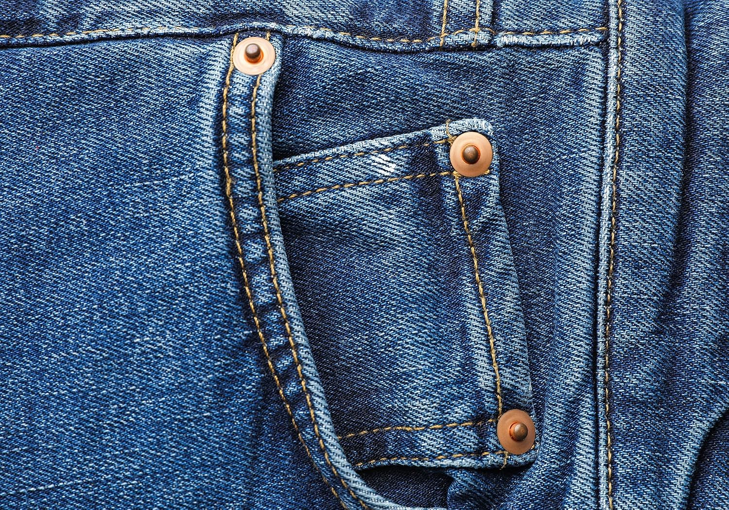 20X10ft Fabric Denim Photography Backdrop, Blue Jean Fabric Background with Copper Rivets, Professional Studio Photo Props for Home Wall Decor