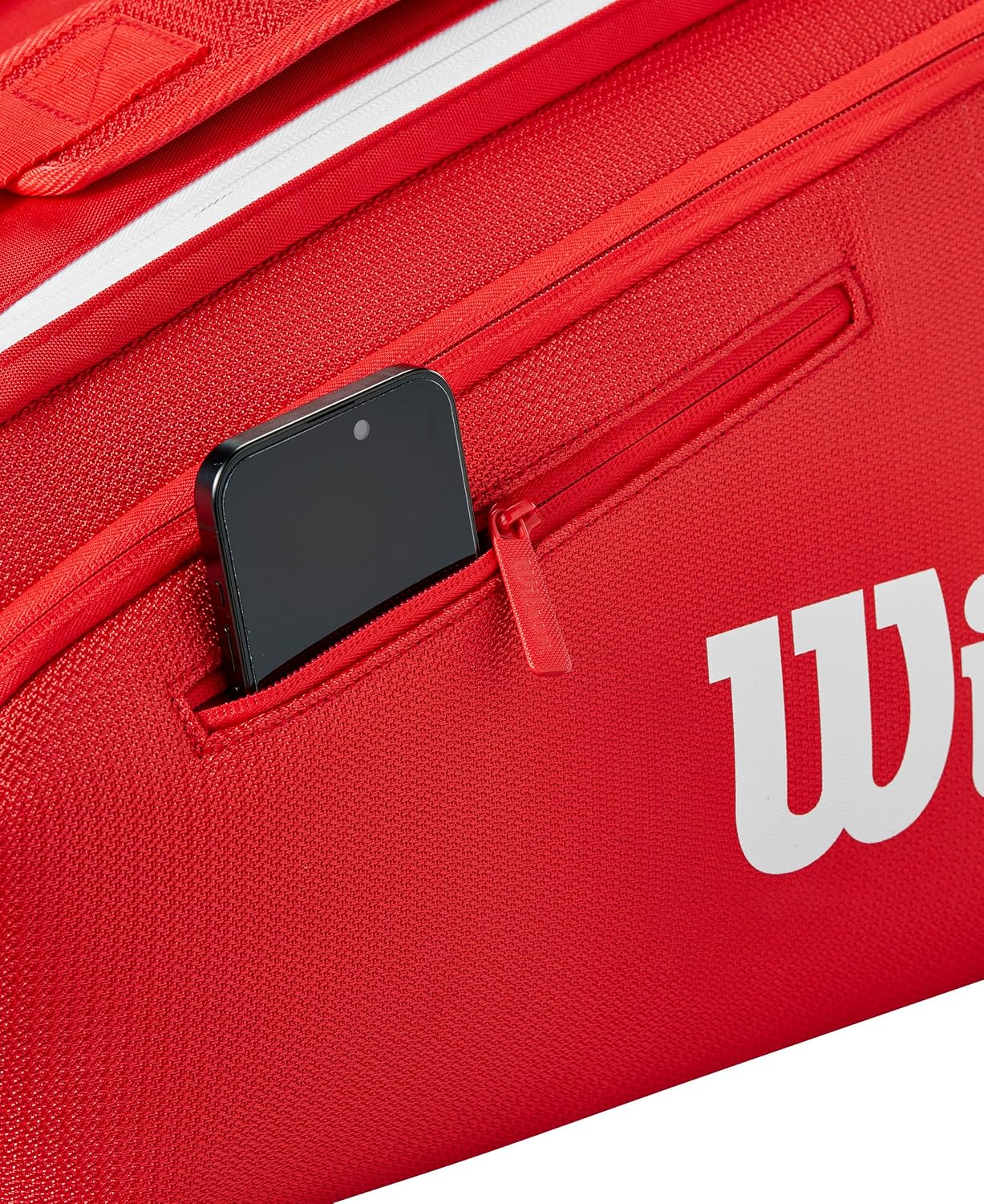 WILSON 2025 Super Tour Red Tennis Racket Bags