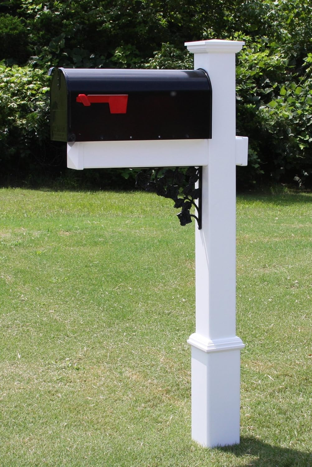 4Ever Products The Rodgers Vinyl/PVC Mailbox Post (Includes Mailbox)