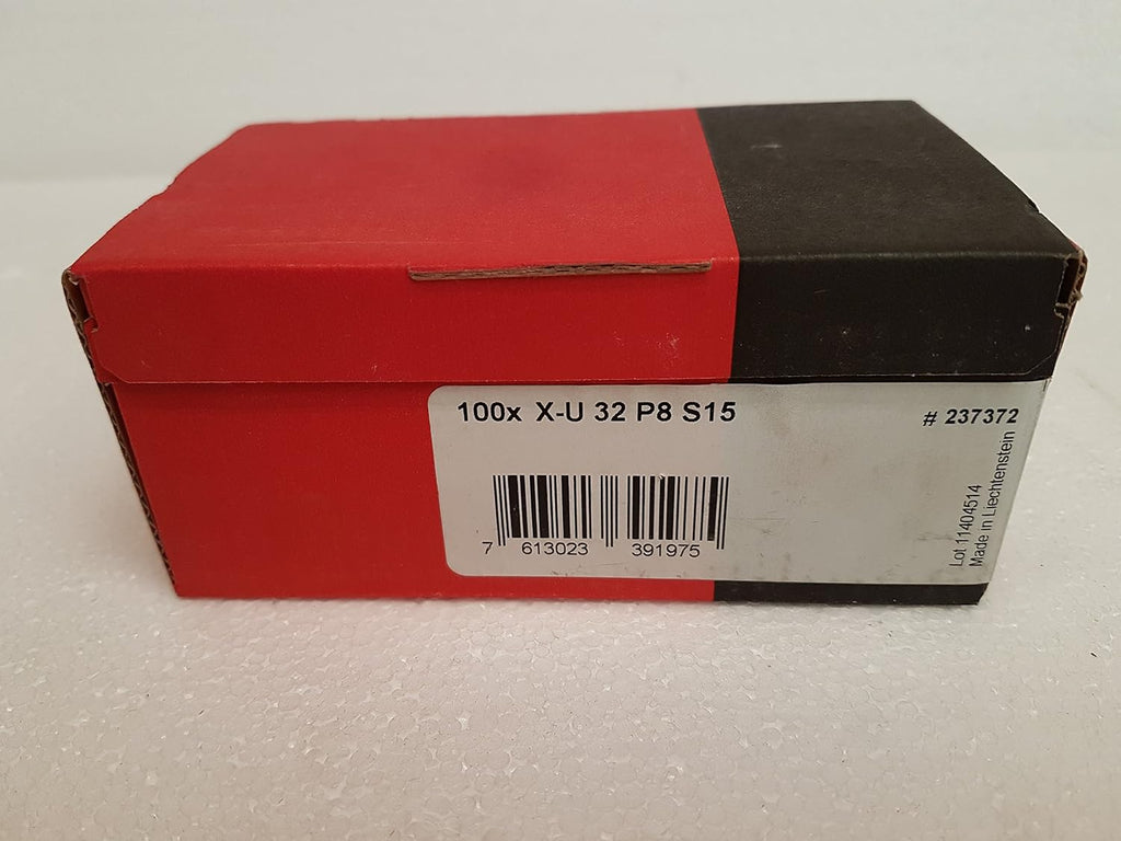 Hilti 237372 Premium fastener w/washer X-U 32 P8 S15 (box of 100)