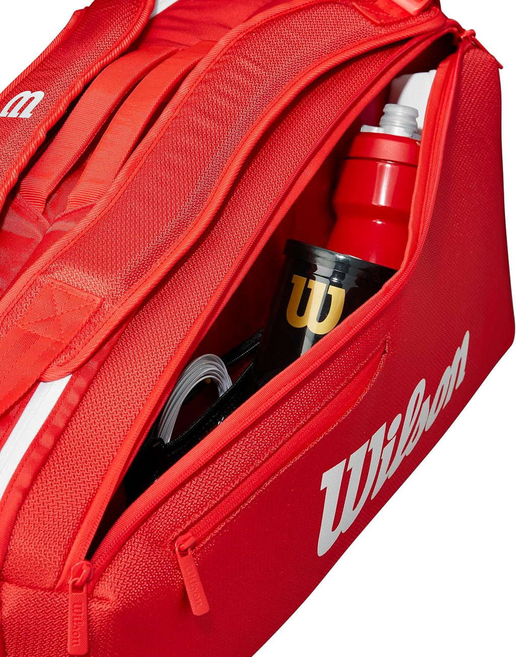 WILSON 2025 Super Tour Red Tennis Racket Bags