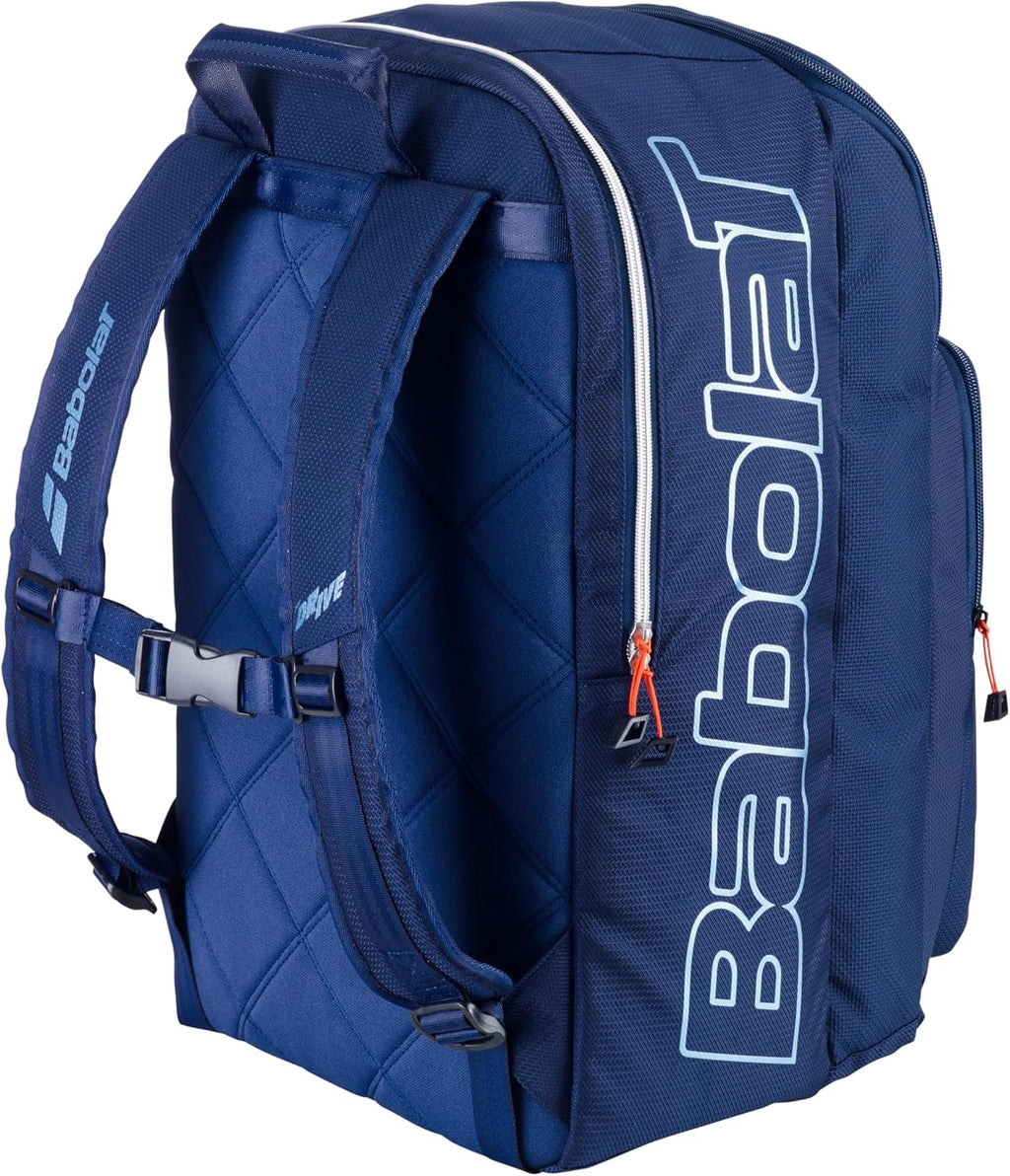 Babolat Pure Drive 11th Gen Tennis Backpack (Navy Blue) with Optional Accessories