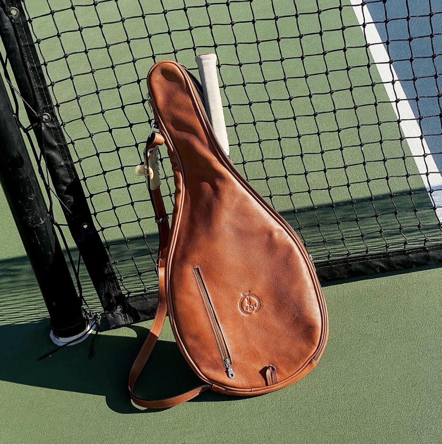 Modest Vintage Player RETRO Heritage Leather Tennis bag