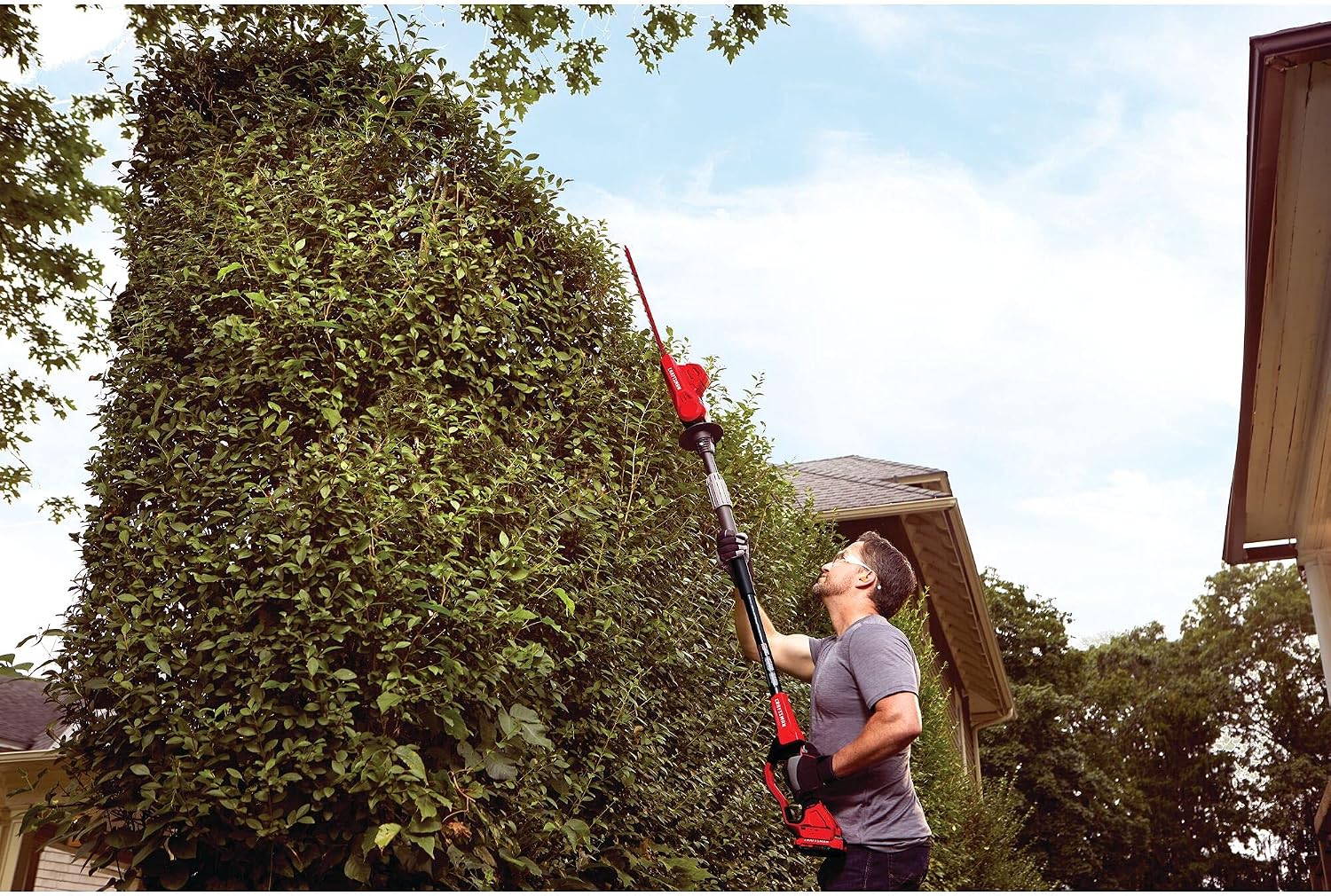 CRAFTSMAN CMCPHT818B V20* Cordless Pole Hedge Trimmer, 18-in. (Tool Only)