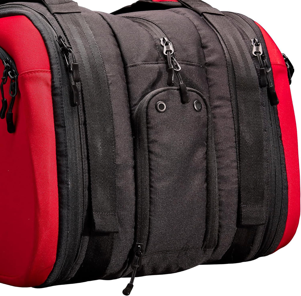 Wilson Clash V2 Super Tour Tennis Racket Bag - Red/Black, Holds up to 15 Rackets