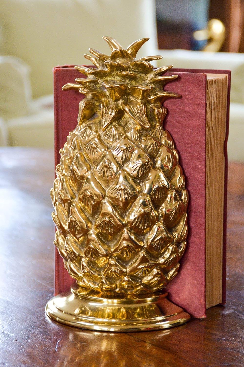 Large Pineapple Bookend and Door Stop