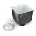 Zurn FD2378-NH3 A.R.C. Floor Sink 6' Sump Depth, 3' No-Hub Connection, 8' x 8'