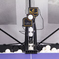 Suz Table Tennis Robot with Net Ping Pong Ball Machine S201 Automatic Machine for Training with 40mm+ Table Tennis Balls | easy to assemble,Lots of options for spin, speed and oscillation,with machine recycling net, don't need to pick up balls