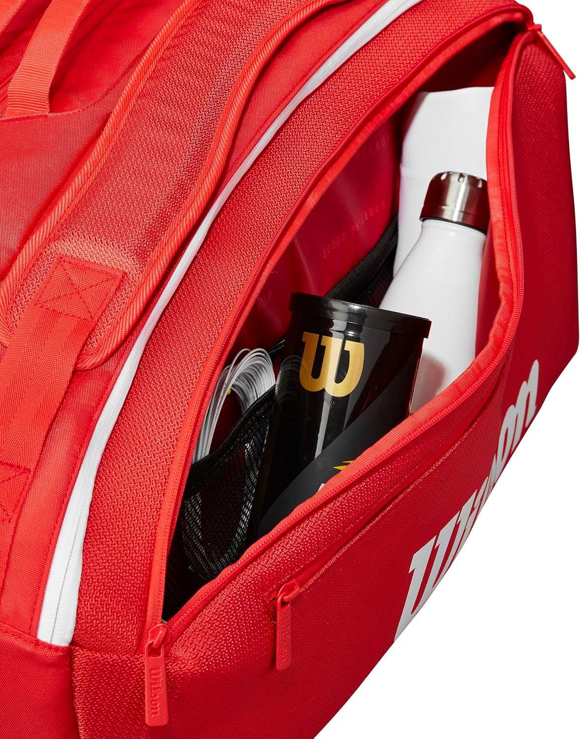 WILSON 2025 Super Tour Red Tennis Racket Bags