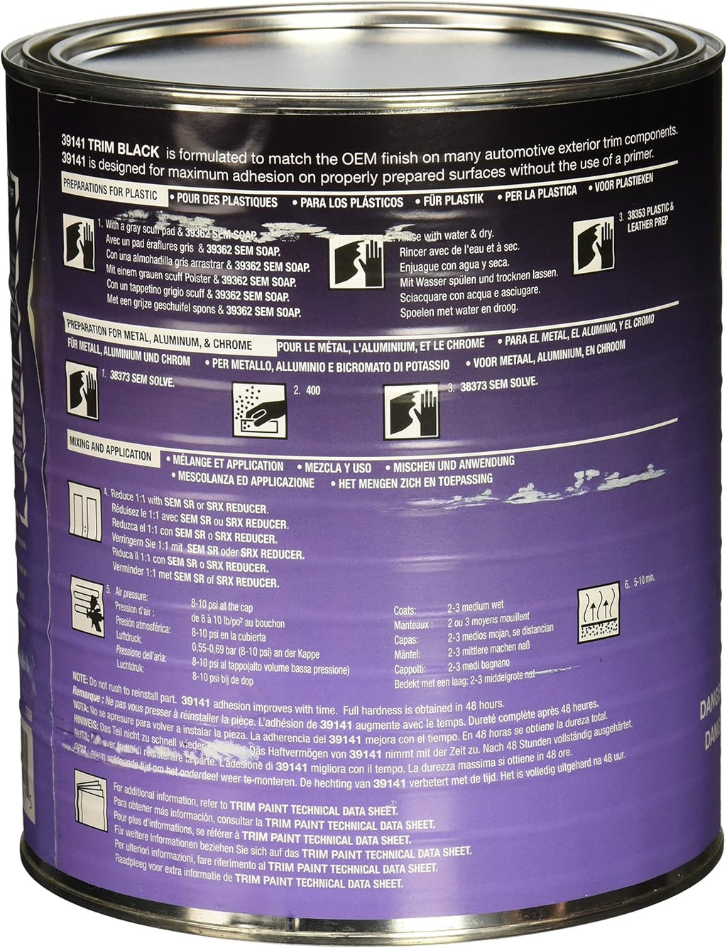 SEM 39141 Trim Black - 1 Gallon