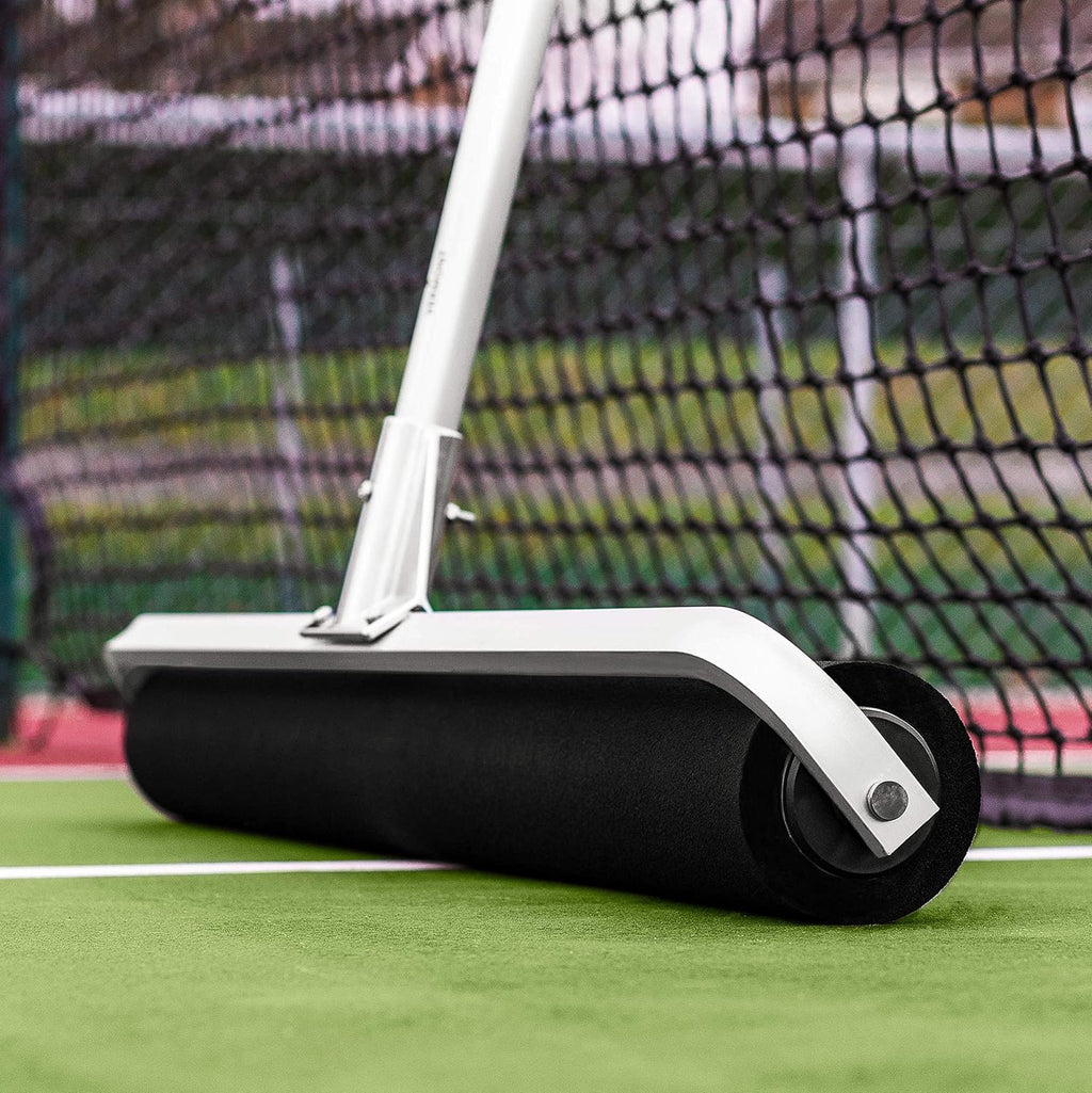 Vermont Rol-Dri Tennis Court Roller Squeegee - Blue PVA & PU Foam Tennis Squeegee | Lightweight with Exceptional Court Coverage | 36in Sweep Tennis Brush | Quick Clearing