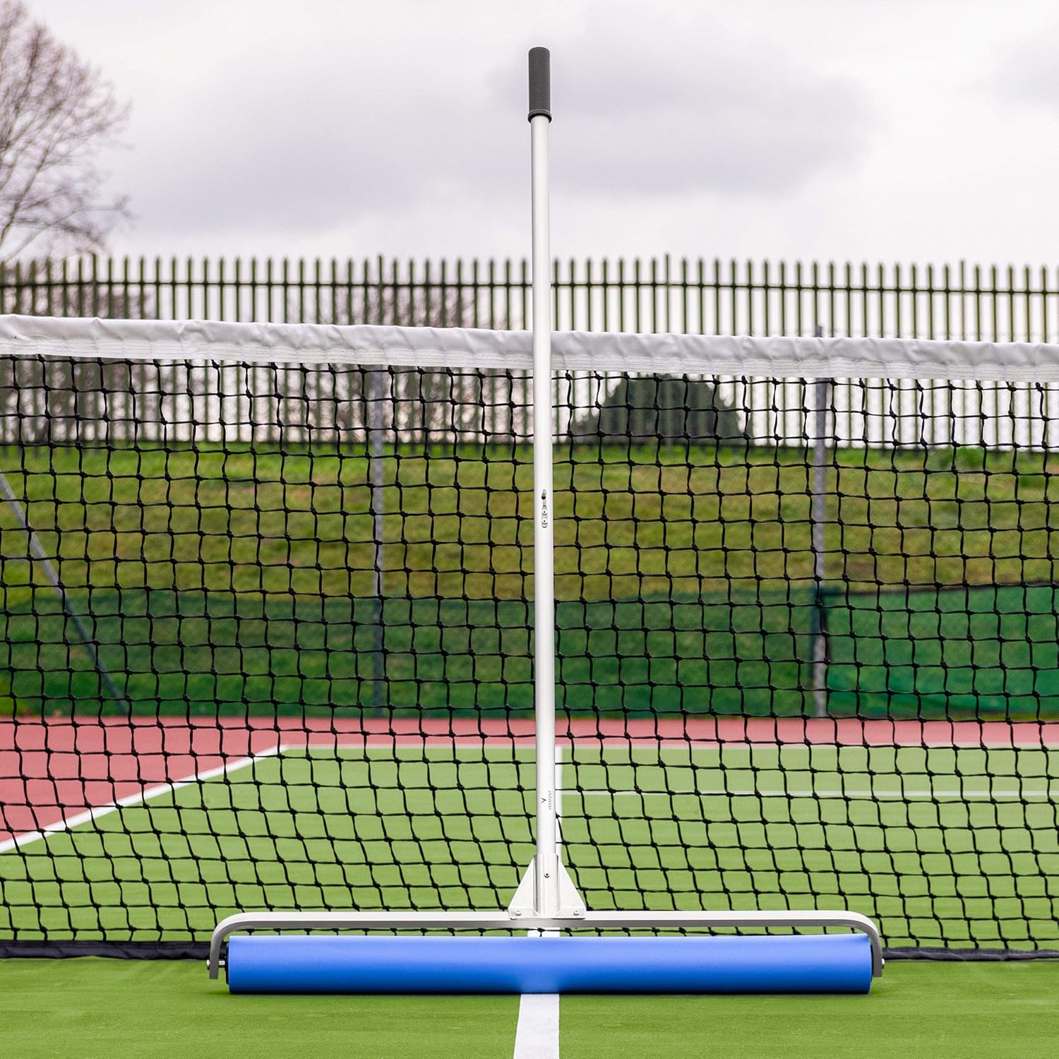Vermont Rol-Dri Tennis Court Roller Squeegee - Blue PVA & PU Foam Tennis Squeegee | Lightweight with Exceptional Court Coverage | 36in Sweep Tennis Brush | Quick Clearing