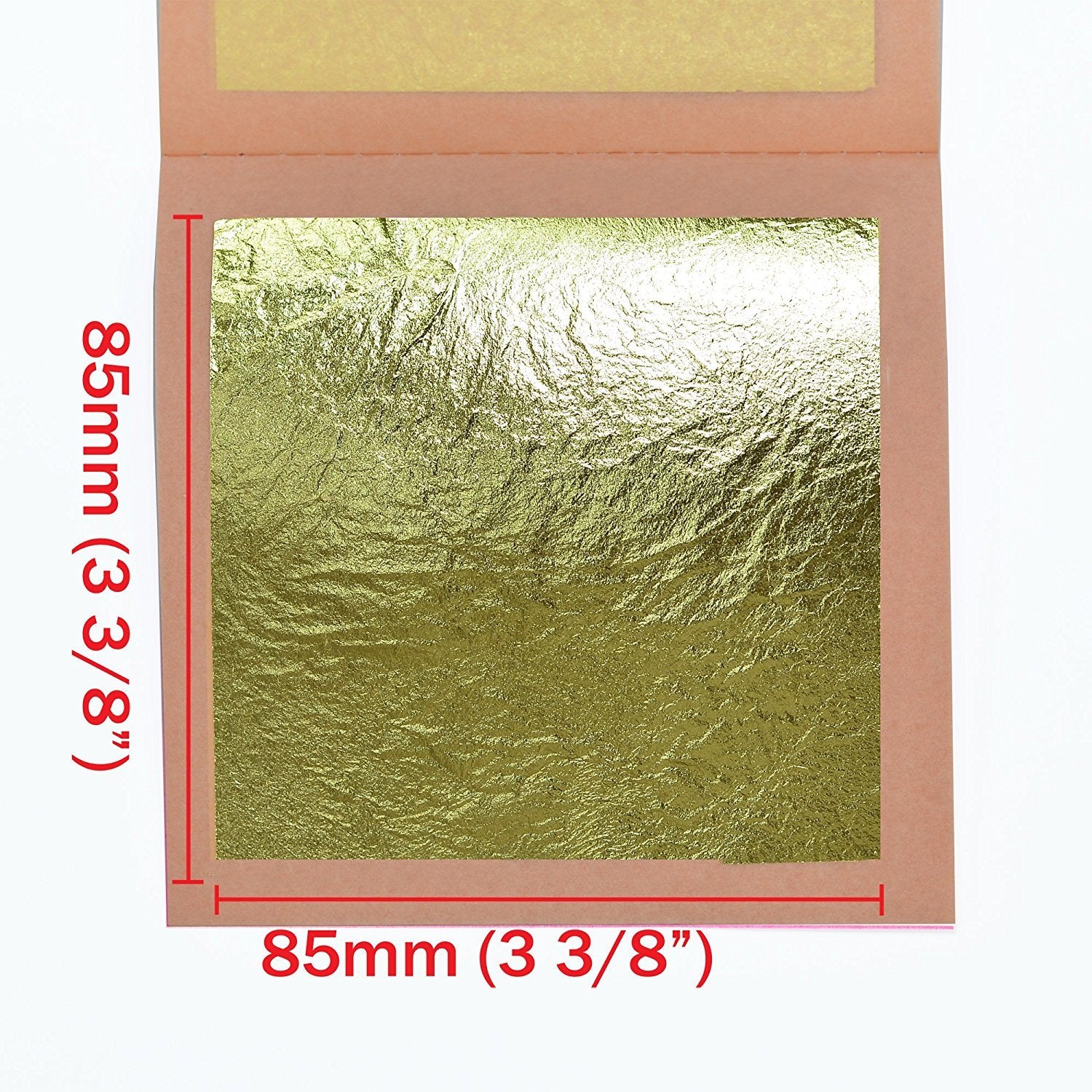 Barnabas Blattgold Gold Leaf - 22K Real Gold [25 Sheets, 3.4 inches] - Loose Sheet for Painting, Arts and Crafts
