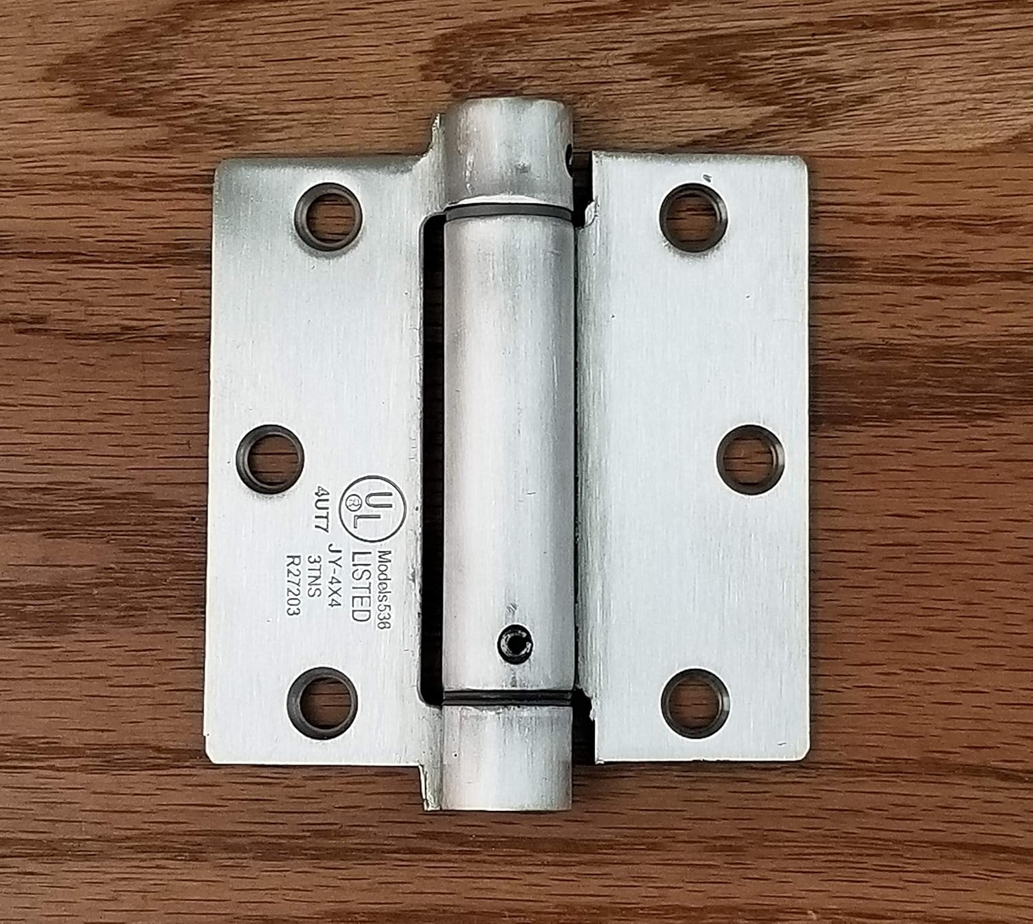 Hinge Outlet 3.5 Inch Square Stainless Steel Spring Hinges, Highly Rust Resistant, 6 Pack