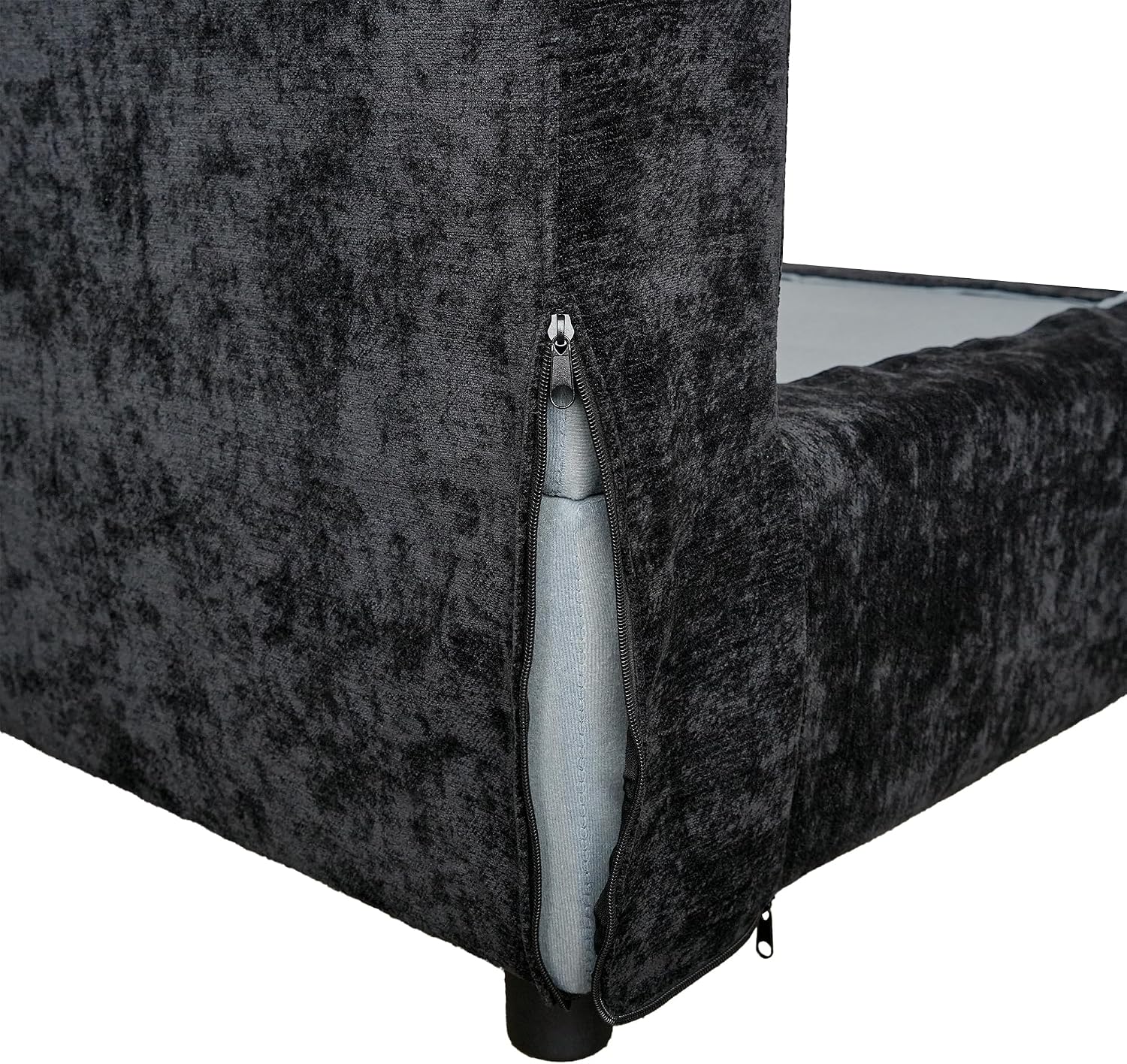 WJShome Cloud Sectional Couches for Living Room,67' Convertible Love Seat, 2 Seater Modular Sectional Sofa,Deep Seater Furniture Sets,Black
