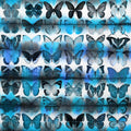 Parvez Taj Moth Blue Painting Print on Wrapped Canvas -