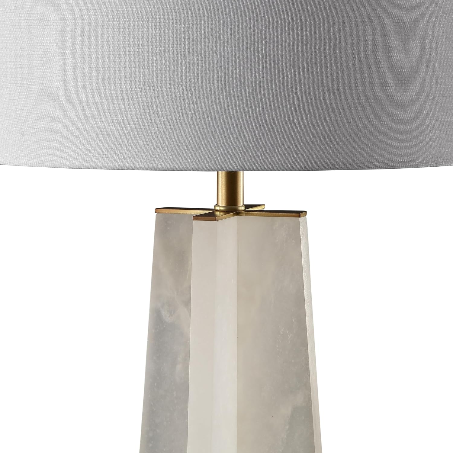 SAFAVIEH Couture Lighting Collection Gracellen Alabaster & Gold 27-inch Bedroom Living Room Home Office Desk Nightstand Table Lamp (LED Bulb Included)