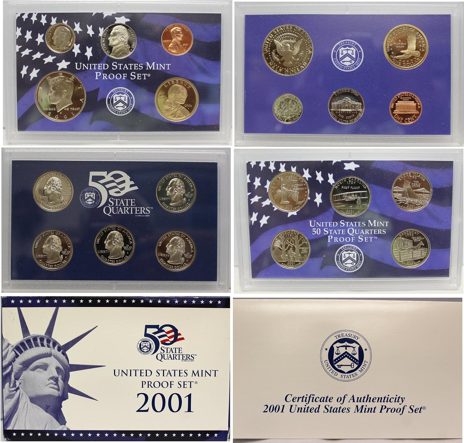 1999 S -2008 US Mint Set Clad Proof Set Run 109 coins