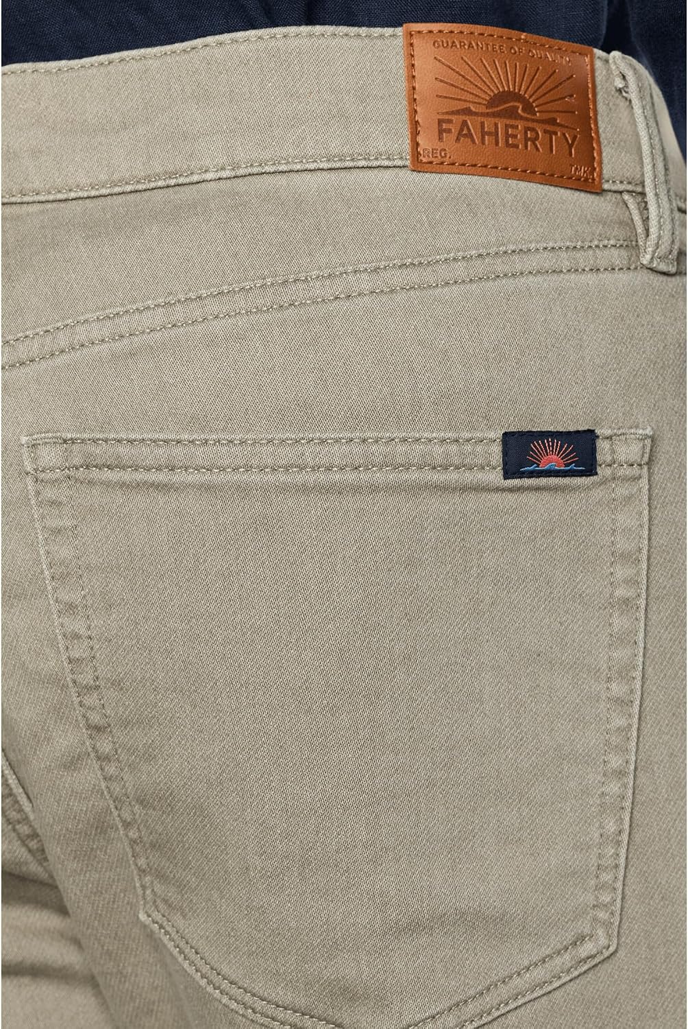 Faherty Men's Stretch Terry 5 Pocket Pant