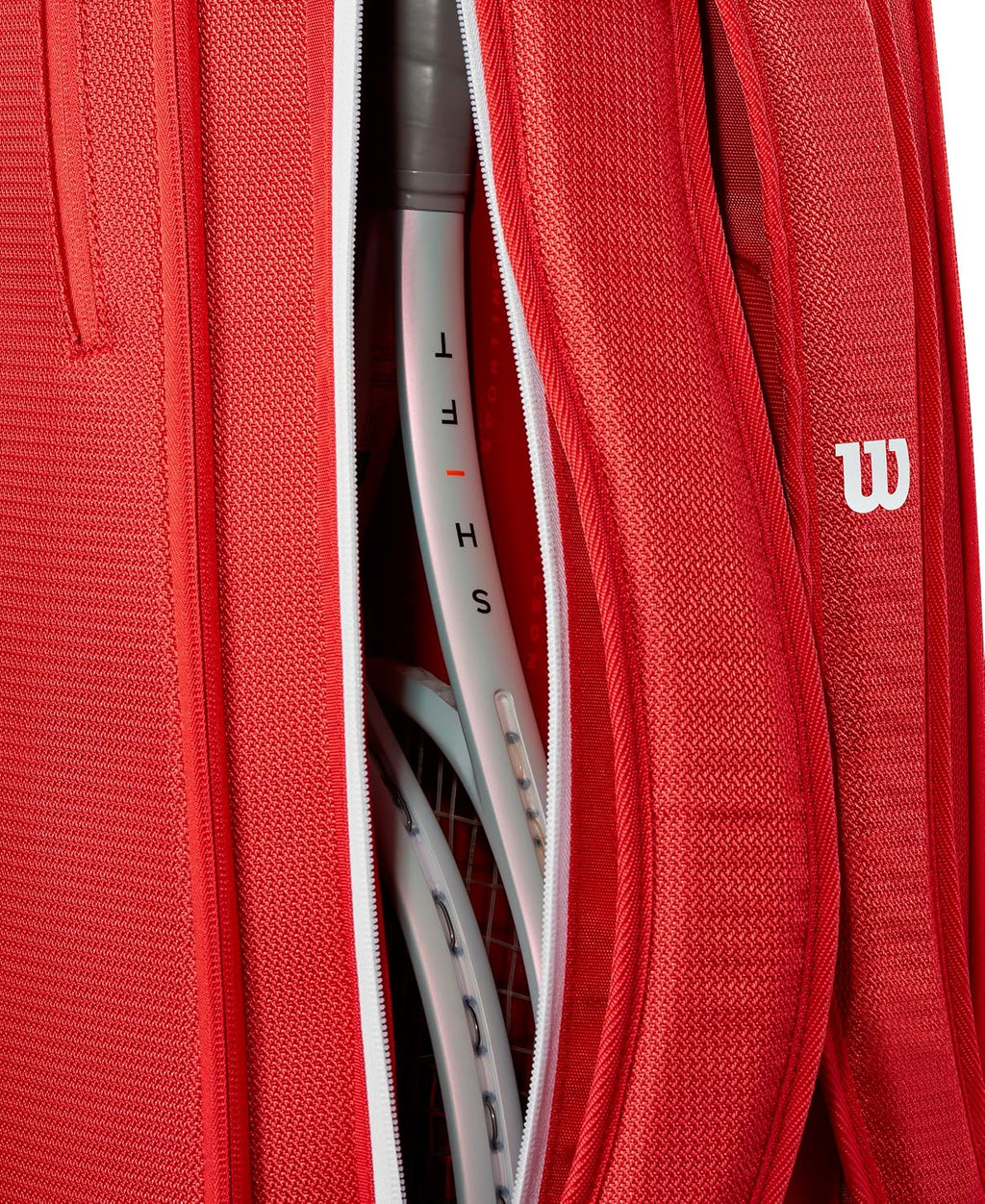 WILSON 2025 Super Tour Red Tennis Racket Bags