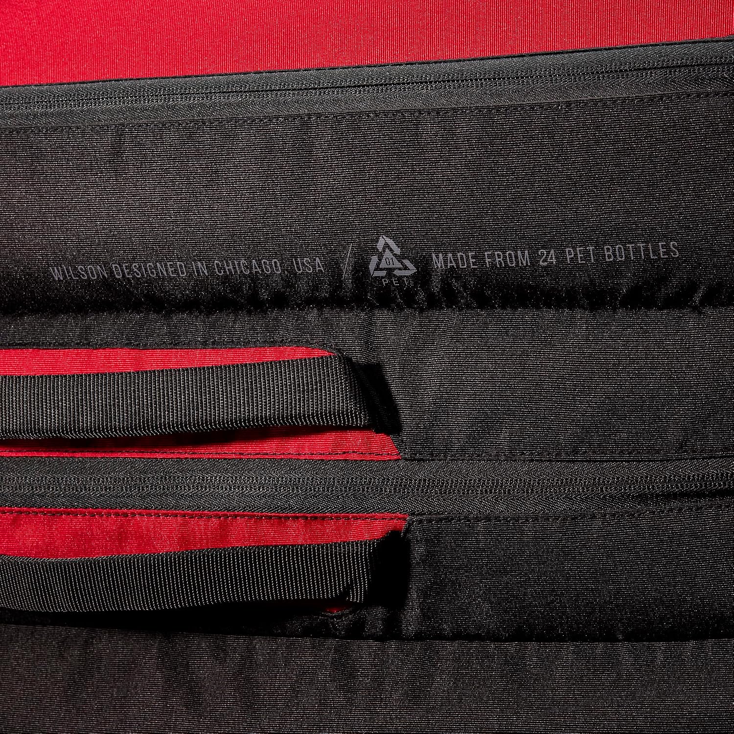 Wilson Clash V2 Super Tour Tennis Racket Bag - Red/Black, Holds up to 15 Rackets