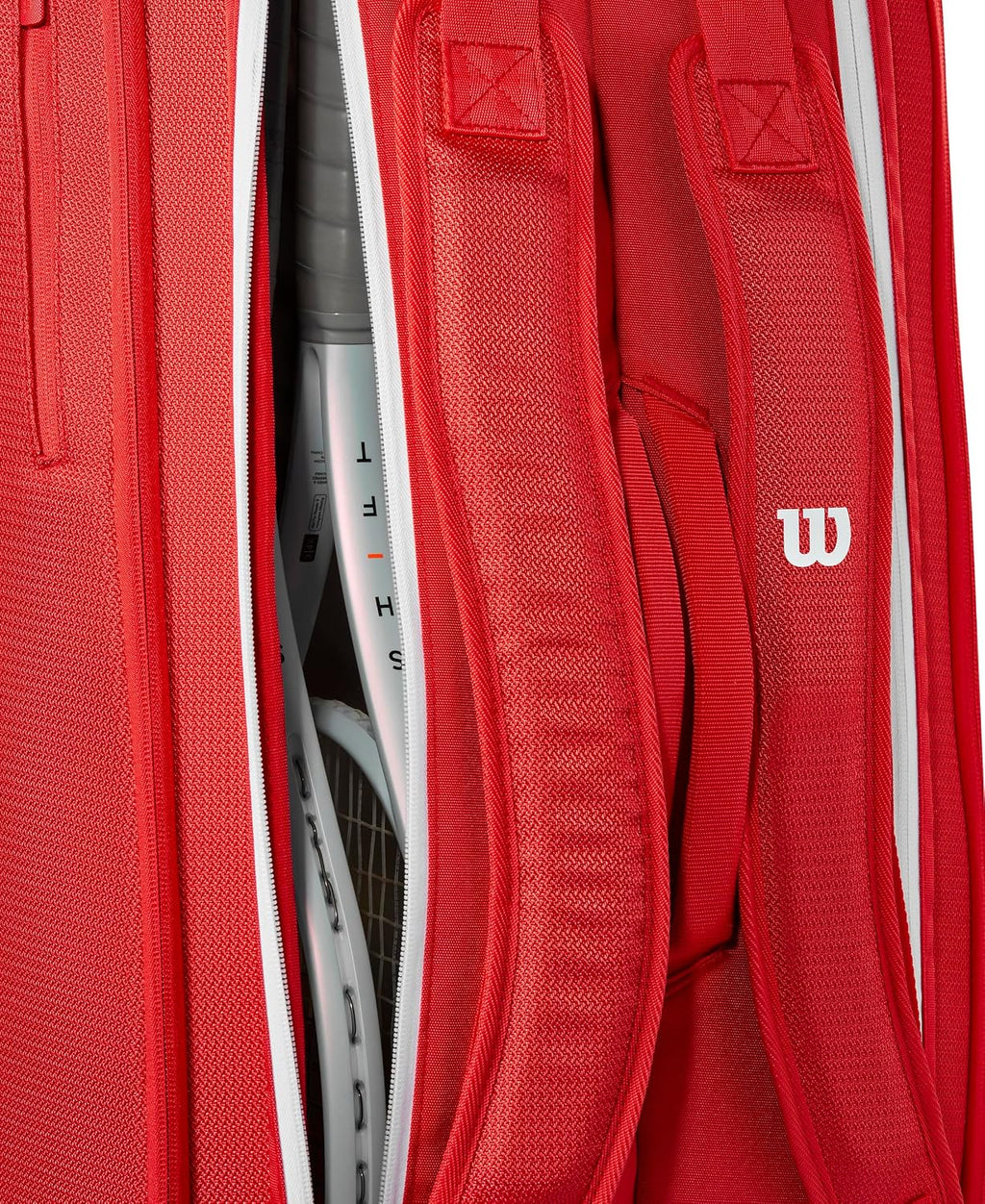 WILSON 2025 Super Tour Red Tennis Racket Bags