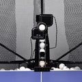 WAYMARK Ping Pong Machine with Net Table Tennis Robot JT-A with Intercepted Net for Training Suitable Ping Pong Table Come with 100 Balls