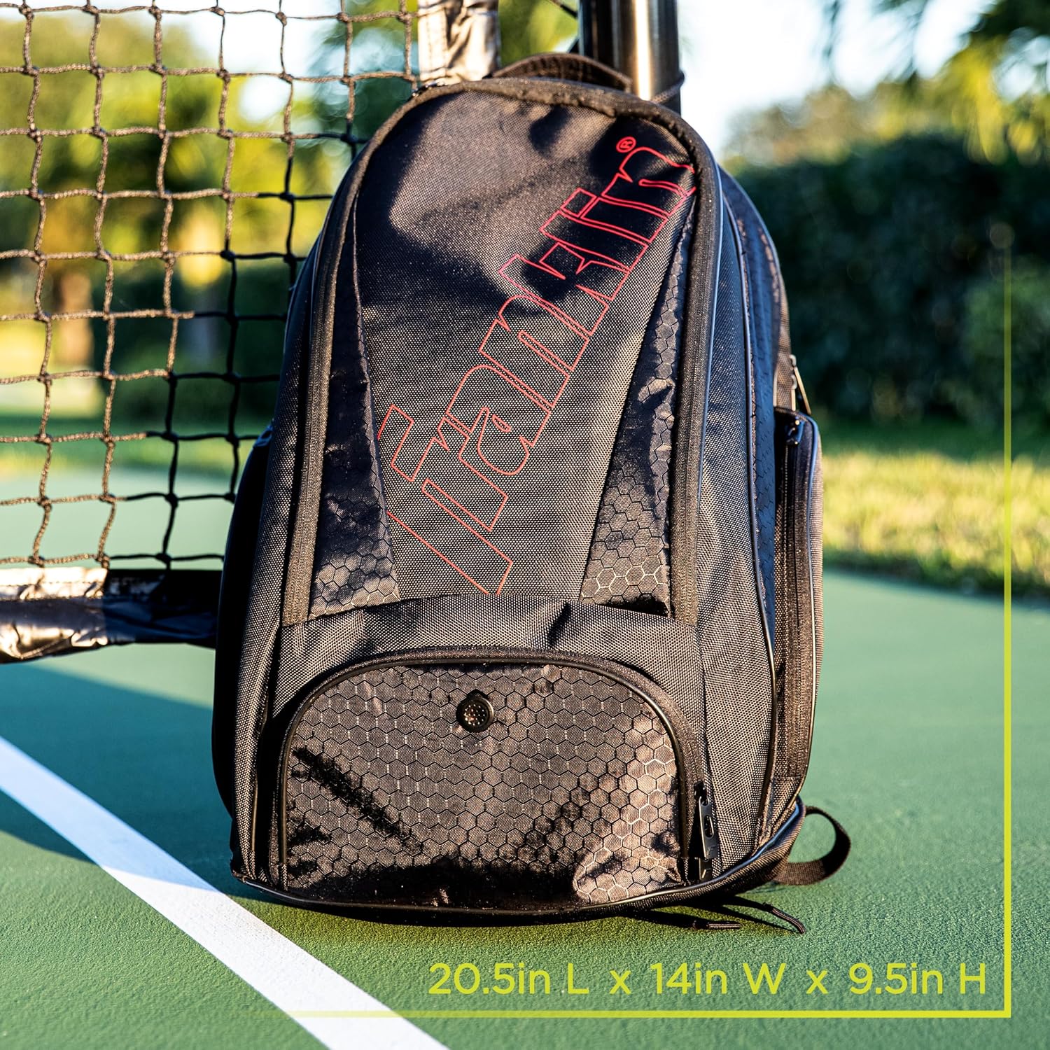 Franklin Sports Pickleball Bags - Deluxe Competition Pro Backpack for Gear + Equipment - Pickleball Bag for Men + Women - Holds Paddles, Balls + Accessories - Elite Nylon Fabric